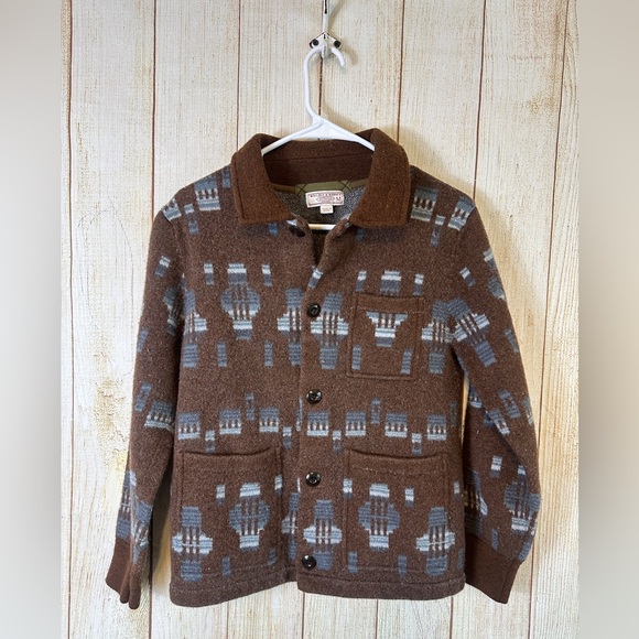 J. Crew Wallace & Barnes, Boiled Merino Wool Jacquard Chore Jacket - Picture 4 of 8